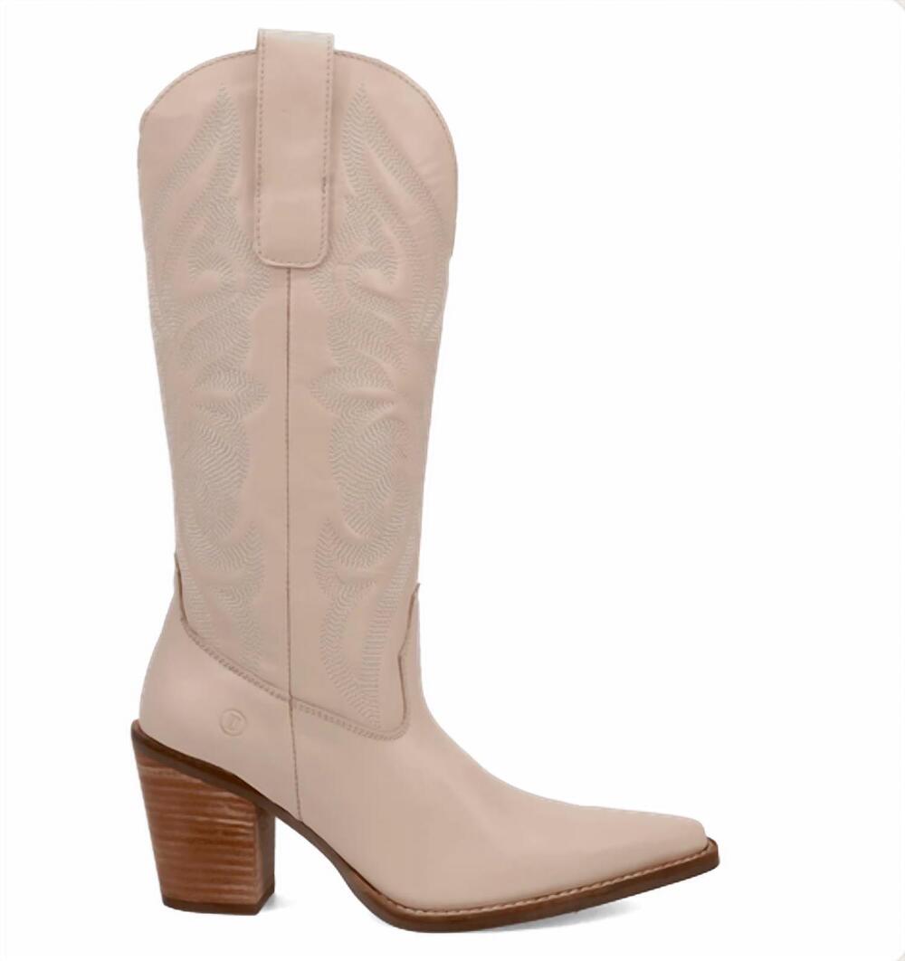 NEW DINGO women's hensley western boots in sand